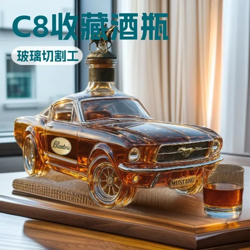 Wine Beer Liquor - Police Car Whiskey Bottle Wild Horse