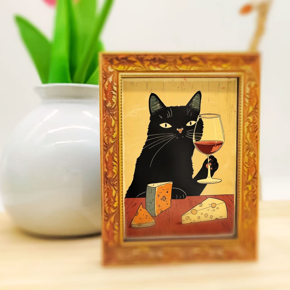 1 elegant black cat fridge mag - Wine Beer Refrigerator review and price