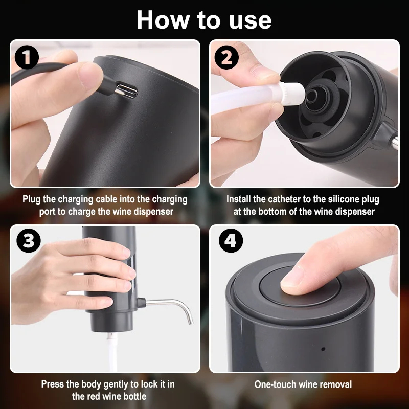 Intelligent Wine Aerator Dispe - Wine Beer Liquor review and price