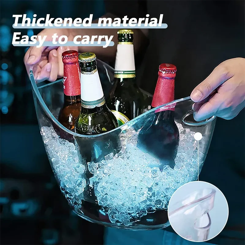 Clear 4L Ice Bucket Ice Shovel - Wine Beer Refrigerator review and price