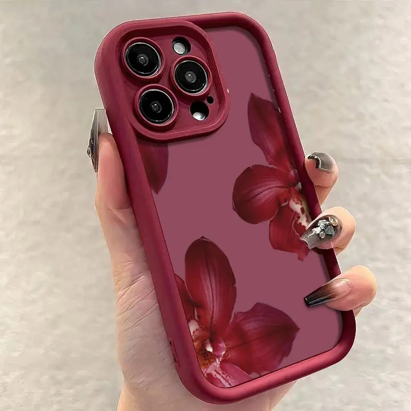 Wine Red Orchid Flower Pattern - Wine & Beer Packages review and price